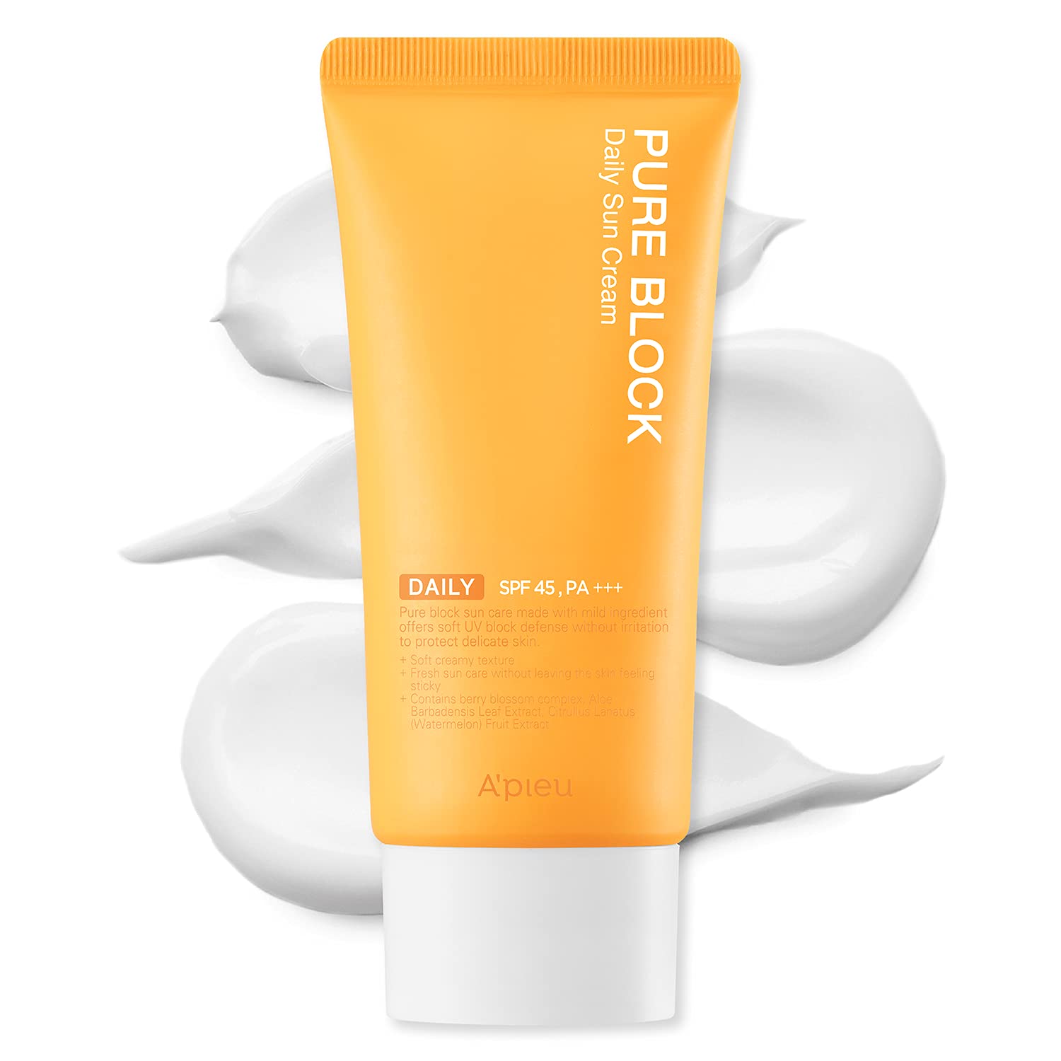 A'Pieu - Pure Block Natural Daily Sun Cream - Korean Skincare – Keoji