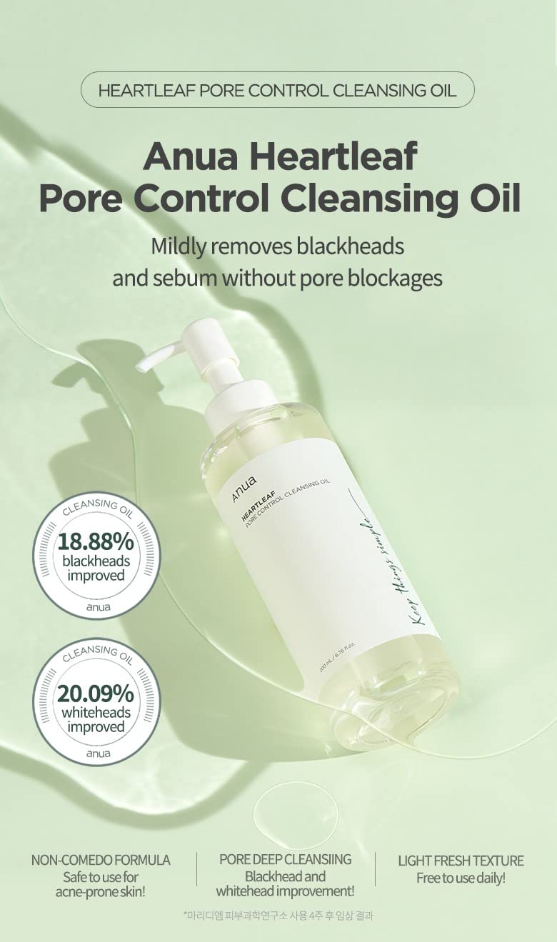 Heartleaf Pore Control Cleansing Oil (200ml)