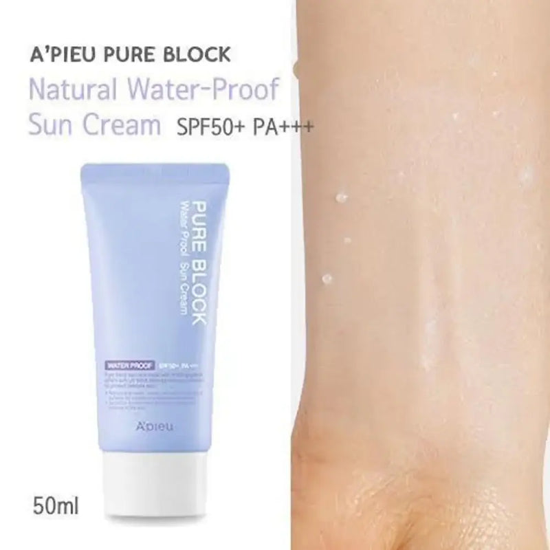 Pure Block Waterproof Sun Cream (50ml)
