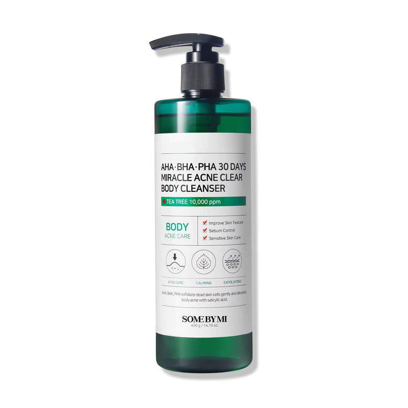 AHA, BHA, PHA 30 Days Miracle Acne Clear Body Cleanser (400g)