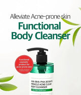 AHA, BHA, PHA 30 Days Miracle Acne Clear Body Cleanser (400g)