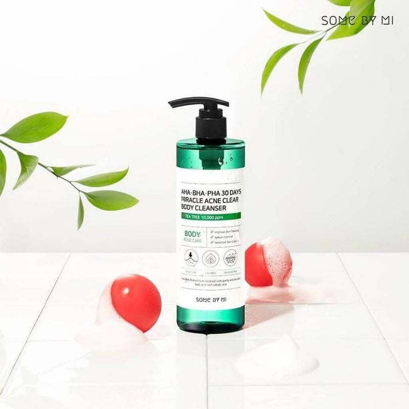 AHA, BHA, PHA 30 Days Miracle Acne Clear Body Cleanser (400g)