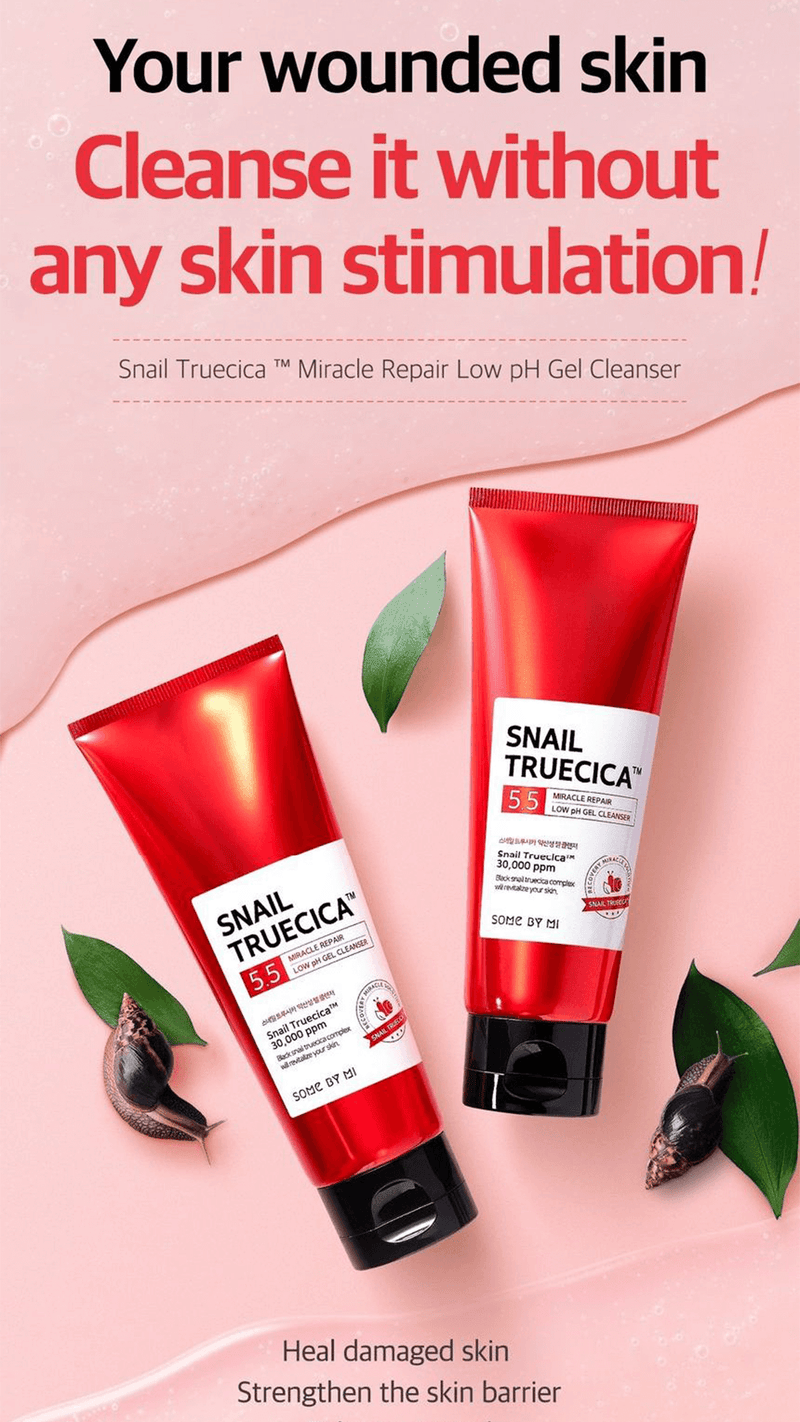 Snail Truecica Miracle Repair Low PH Gel Cleanser (100ml)