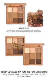 Mood Recipe Multi Eye Color Palette - 3 Types (1pc)