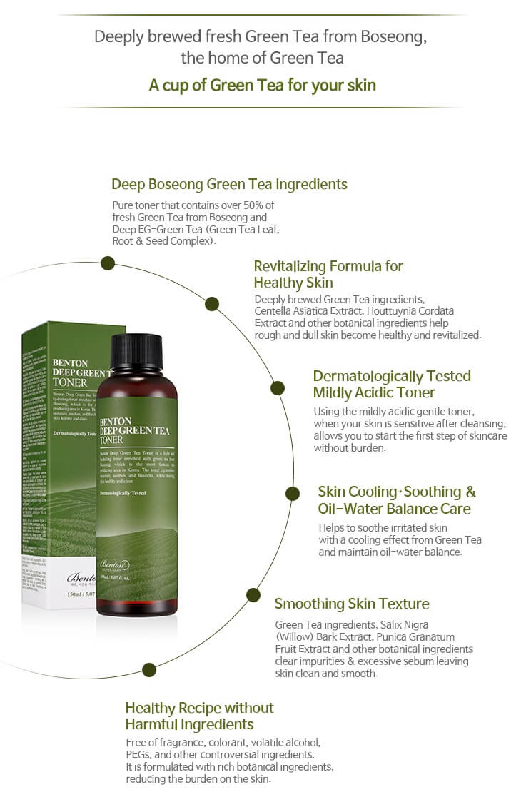 Deep Green Tea Toner (150ml)