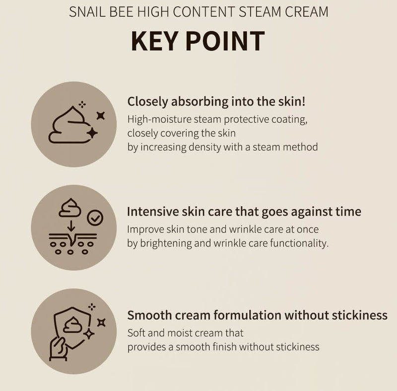 Snail Bee High Content Steam Cream (50g)