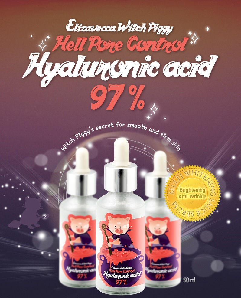 Elizavecca - Witch Piggy Hell Pore Control Hyaluronic Acid 97% (50ml ...