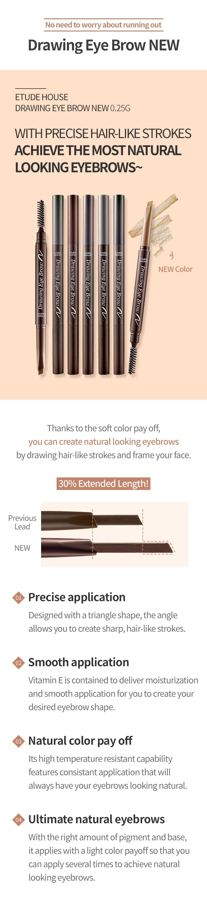 Drawing Eye Brow NEW (1pc)
