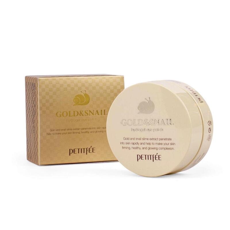 Petitfee Gold & Snail Hydrogel Eye Patch Korean Skincare Keoji