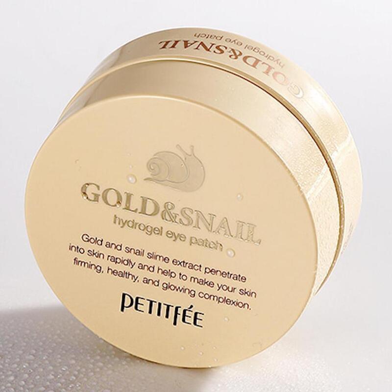 Petitfee Gold & Snail Hydrogel Eye Patch Korean Skincare Keoji
