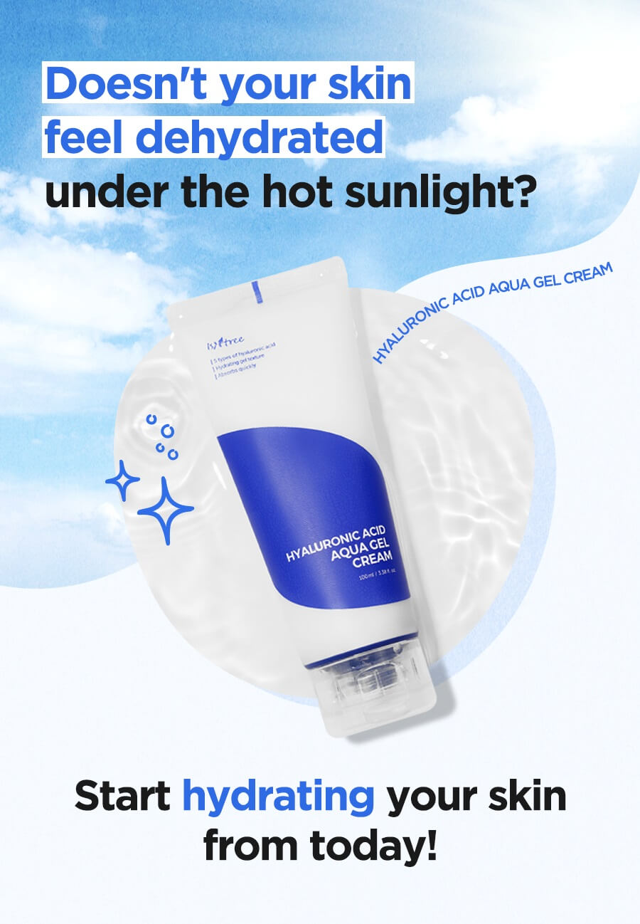 Isntree Hyaluronic Acid Aqua Gel Cream (100ml) Korean Beauty Keoji