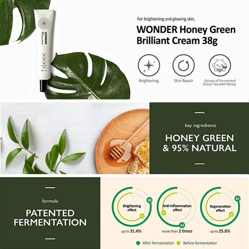 Honey Green Brilliant Cream