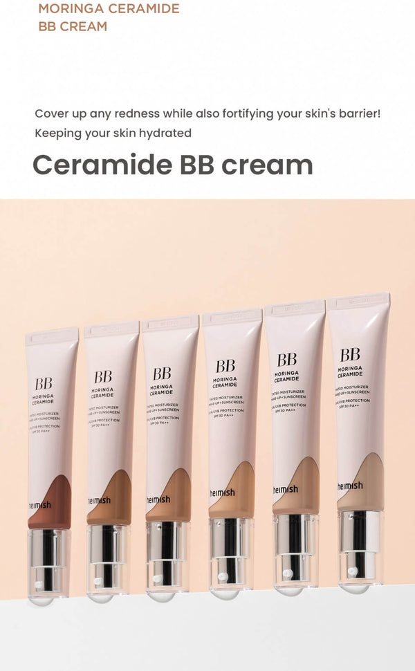 Moringa Ceramide BB Cream (30g) (6 Colours) (1pc)