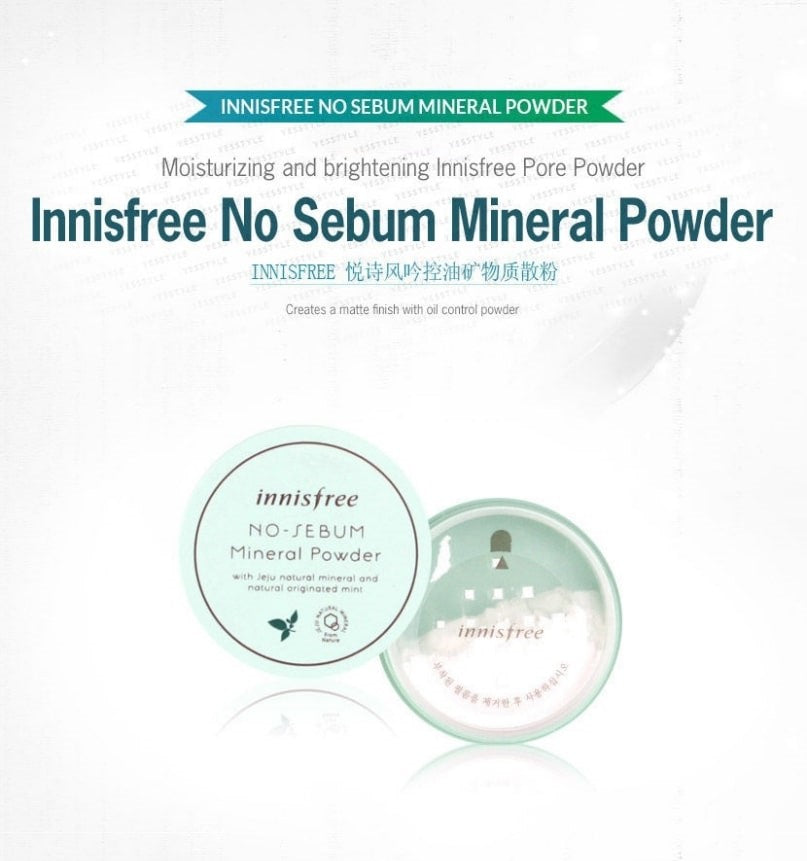Innisfree - No Sebum Mineral Powder (5g) - K-Beauty – Keoji
