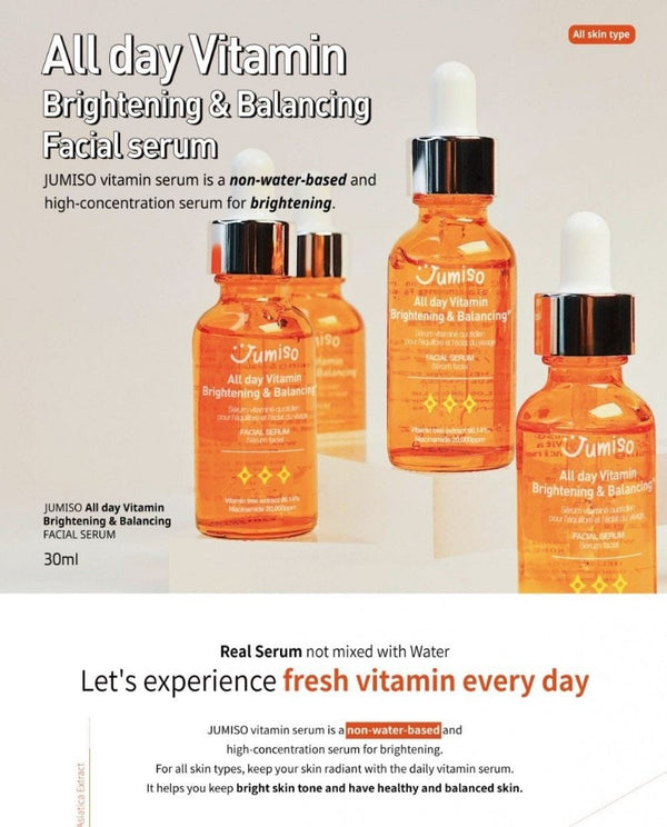 All Day Vitamin Brightening & Balancing Facial Serum (30ml)
