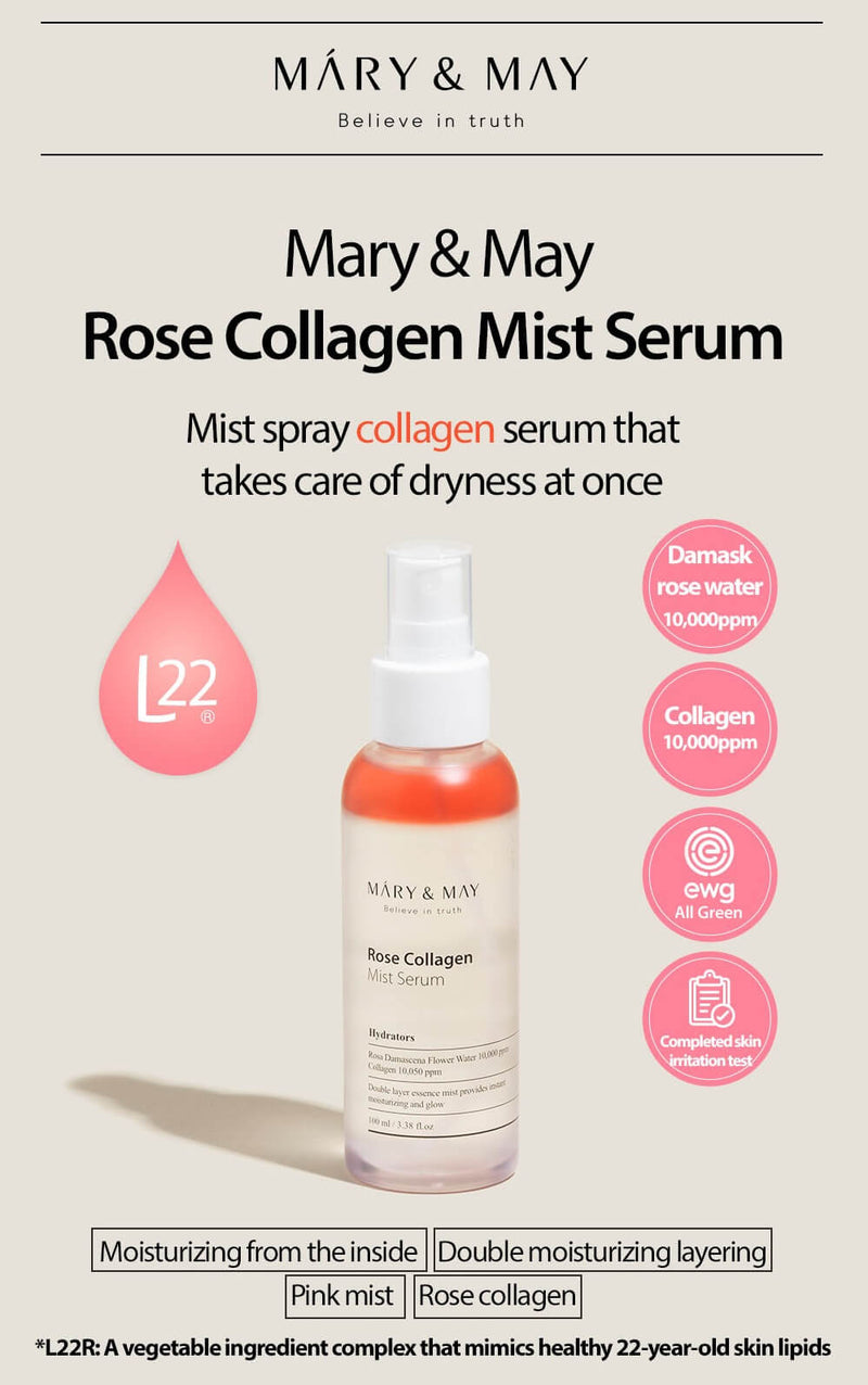 Rose Collagen Mist Serum (100ml)