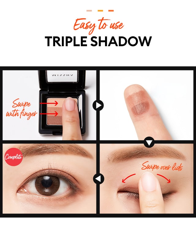 Triple Shadow (16 Colors) (1pc)