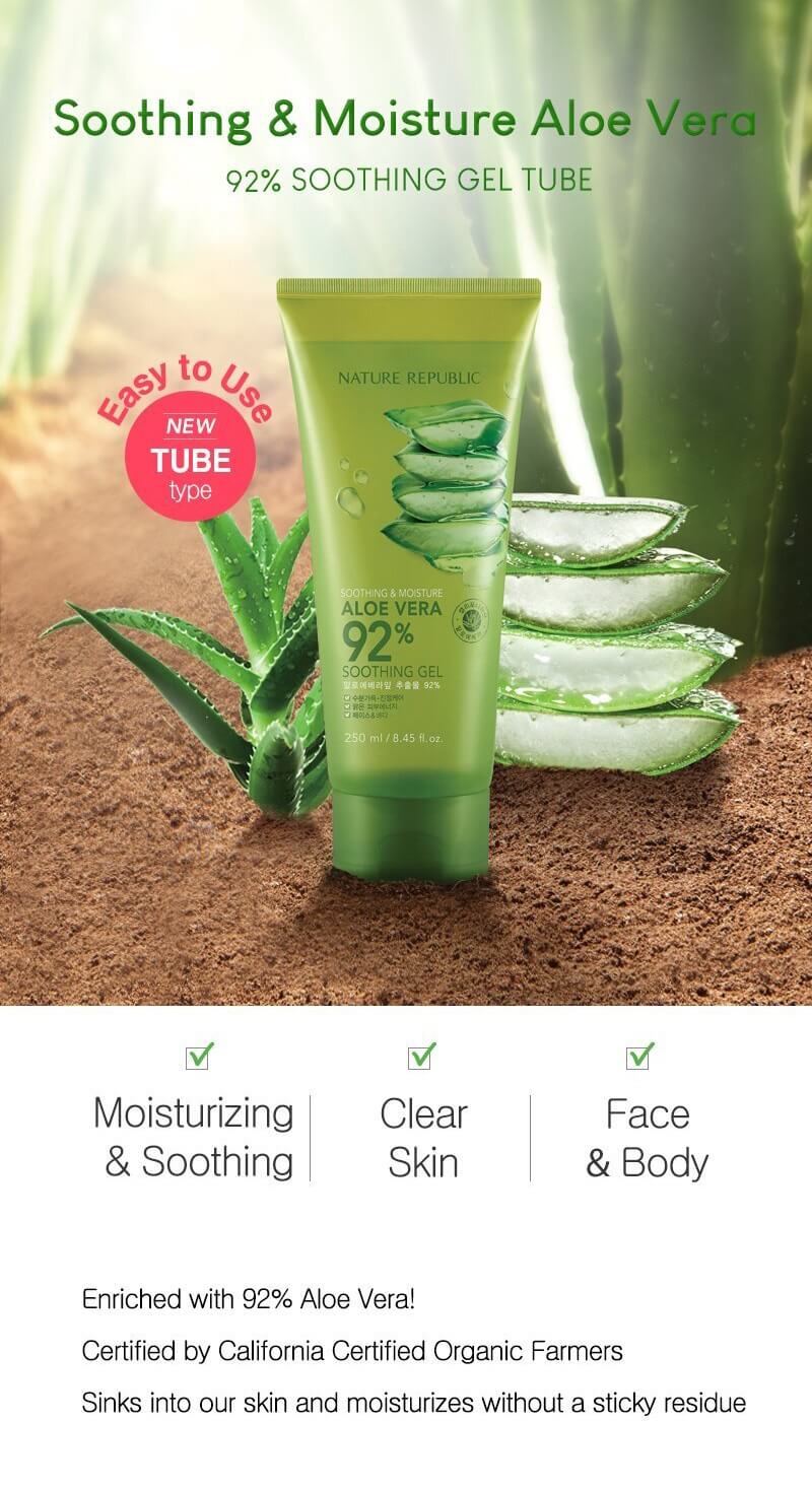 Soothing & Moisture Aloe Vera 92% Soothing Gel