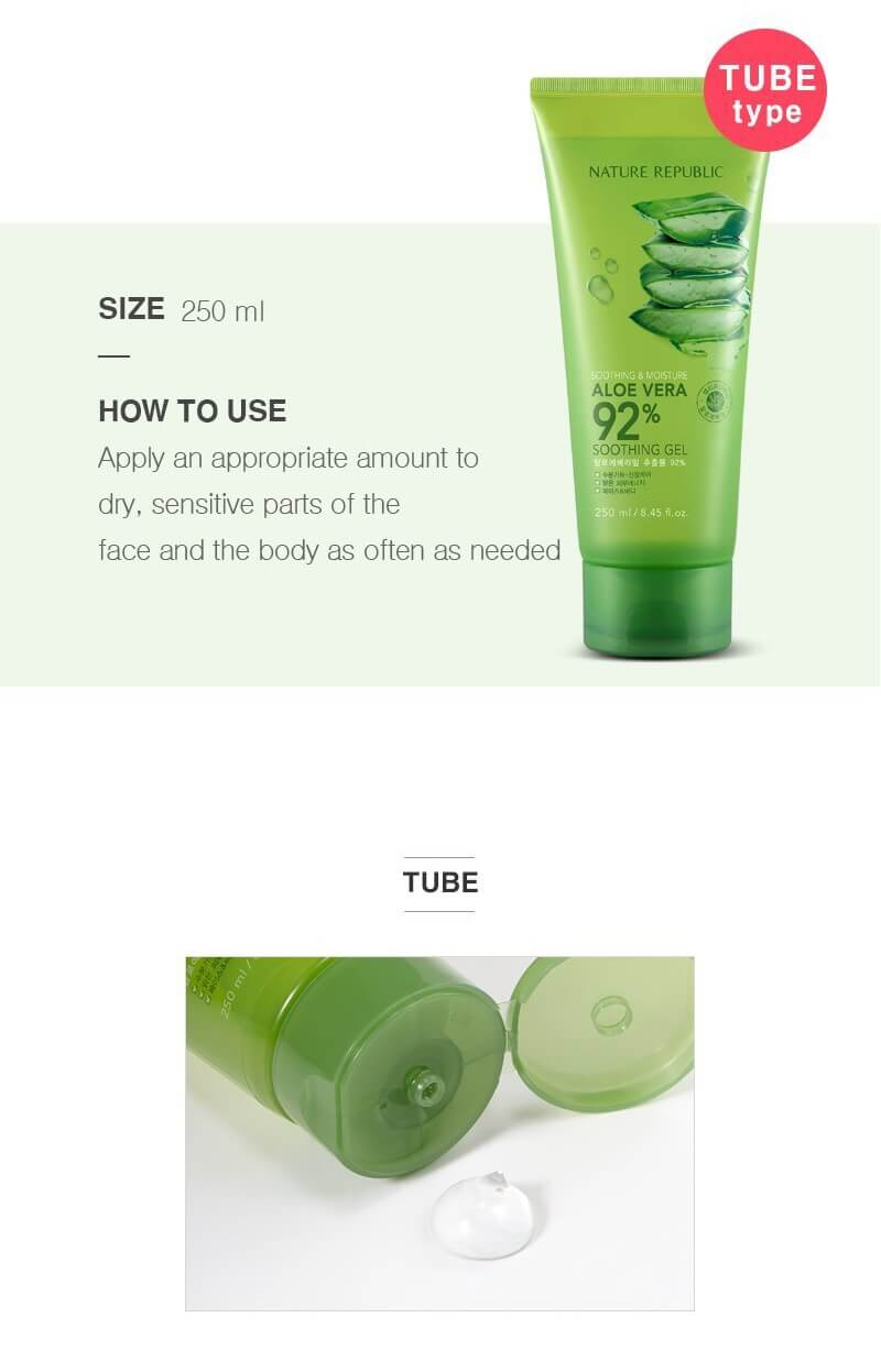 Soothing & Moisture Aloe Vera 92% Soothing Gel