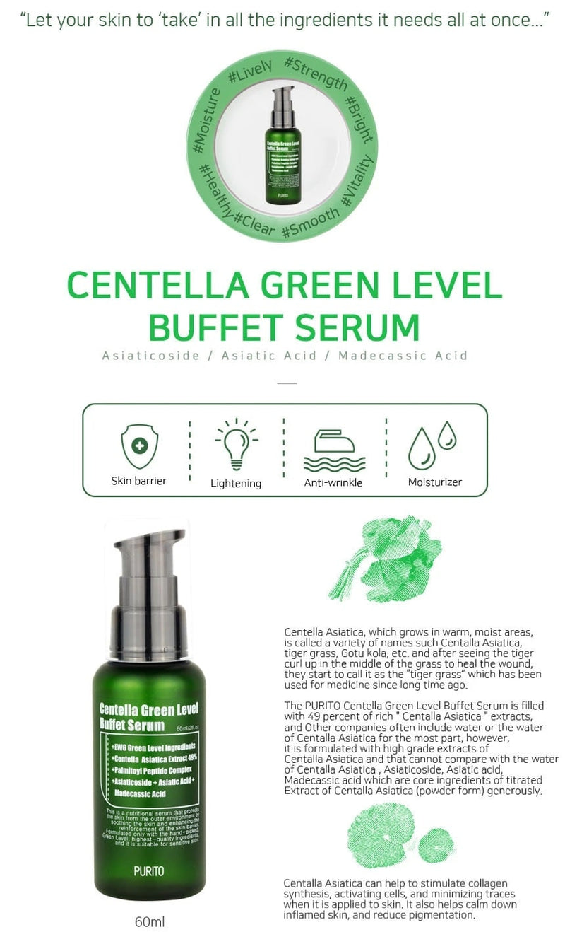 Centella Green Level Buffet Serum (60ml)
