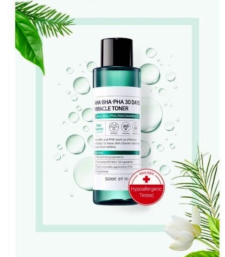 AHA, BHA, PHA 30 Days Miracle Toner