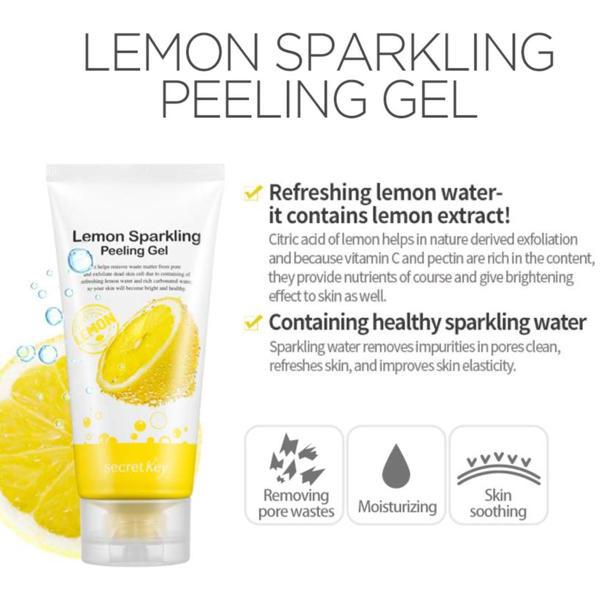 Lemon Sparkling Peeling Gel (120ml)