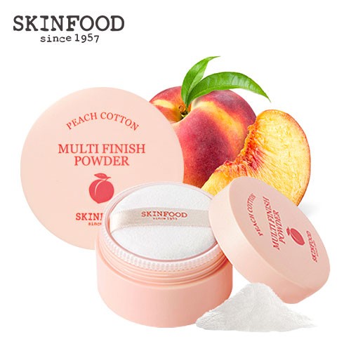 Skinfood - Peach Cotton Multi Finish Powder - K-Beauty – Keoji