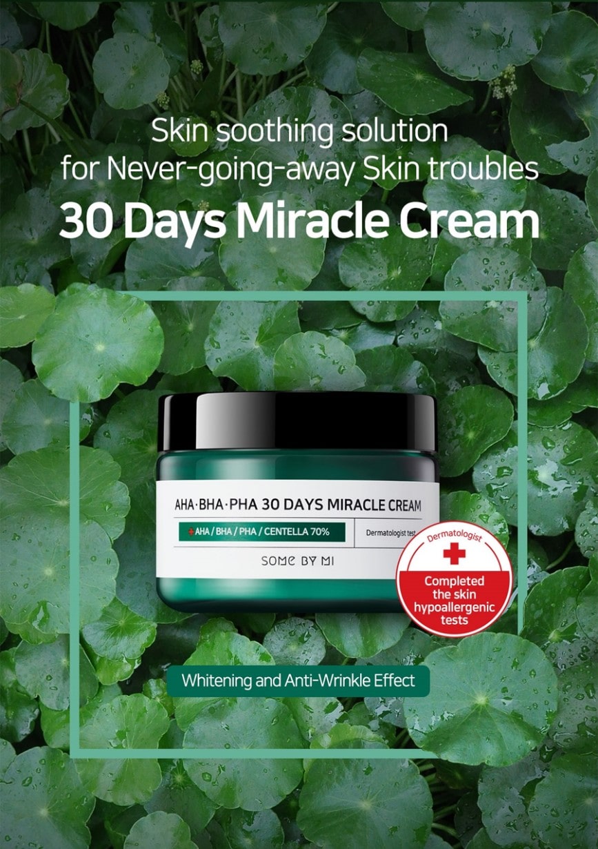 Some By Mi 30 Days Miracle Cream (60g) Korean Skincare Keoji