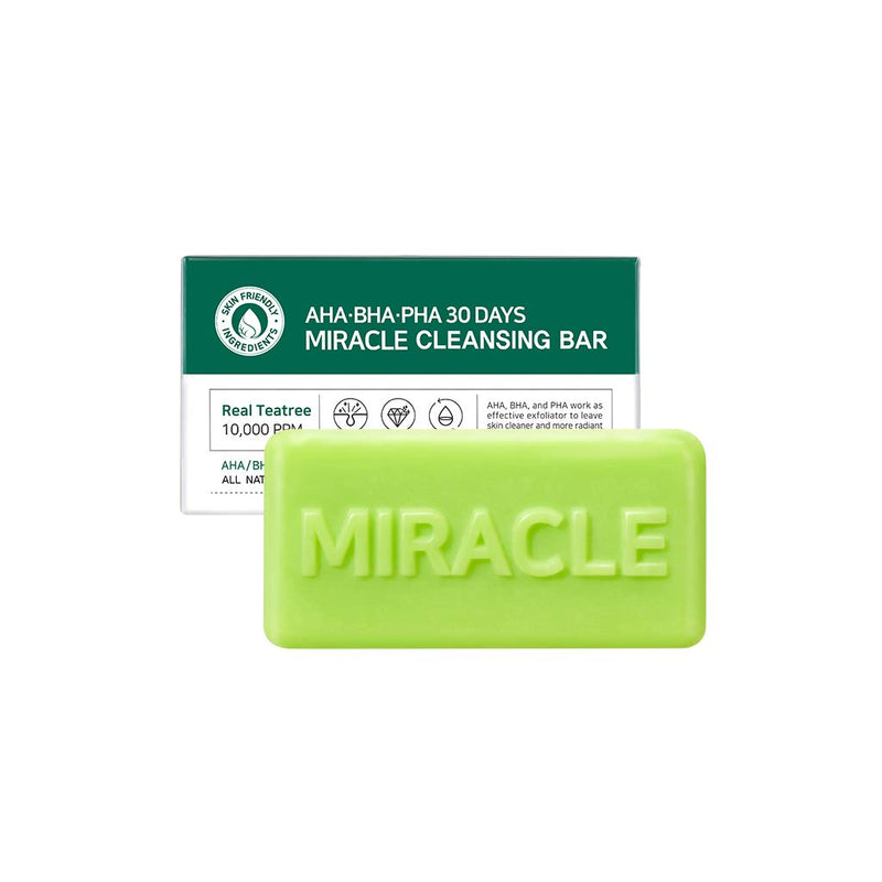 AHA, BHA, PHA 30 Days Miracle Cleansing Bar (106g)