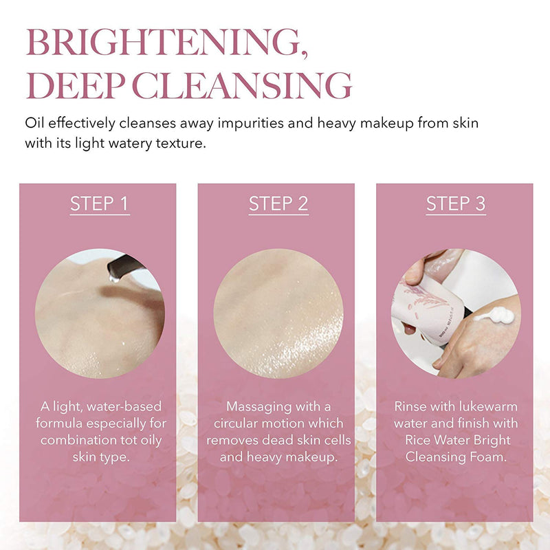 Rice Water Bright Cleansing Oil (2 Types)