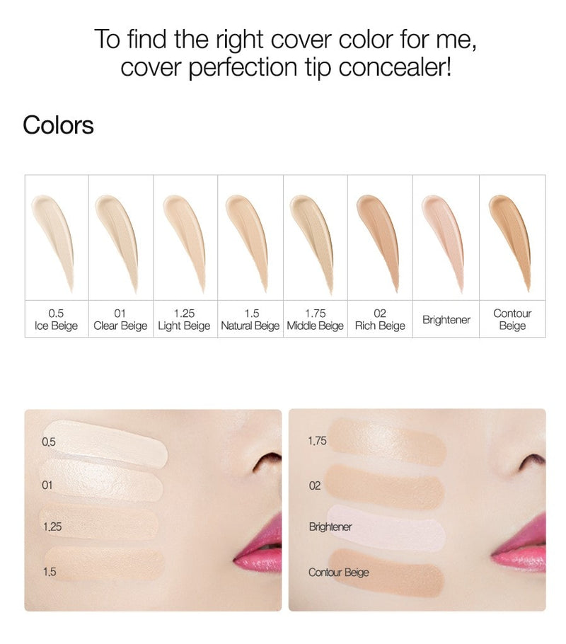 Cover Perfection Tip Concealer SPF28 PA++ (1pc)