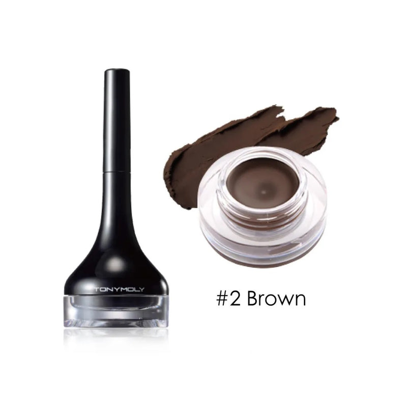 Back Gel Eyeliner Long Brush (1pc)