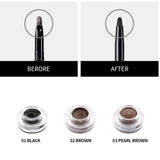 Back Gel Eyeliner Long Brush (1pc)